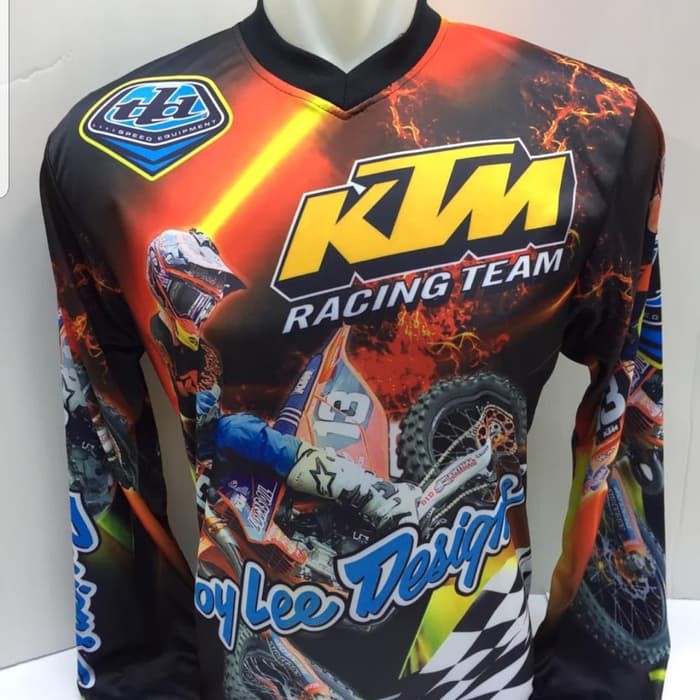 KAOS JERSEY  MOOTOR CROSS  TROLEE BAJU KAOS BALAP  MOTOR 