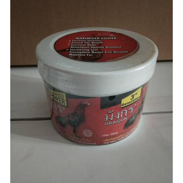 KAMLANG BASAH DRAGON jamu stamina ayam tarung