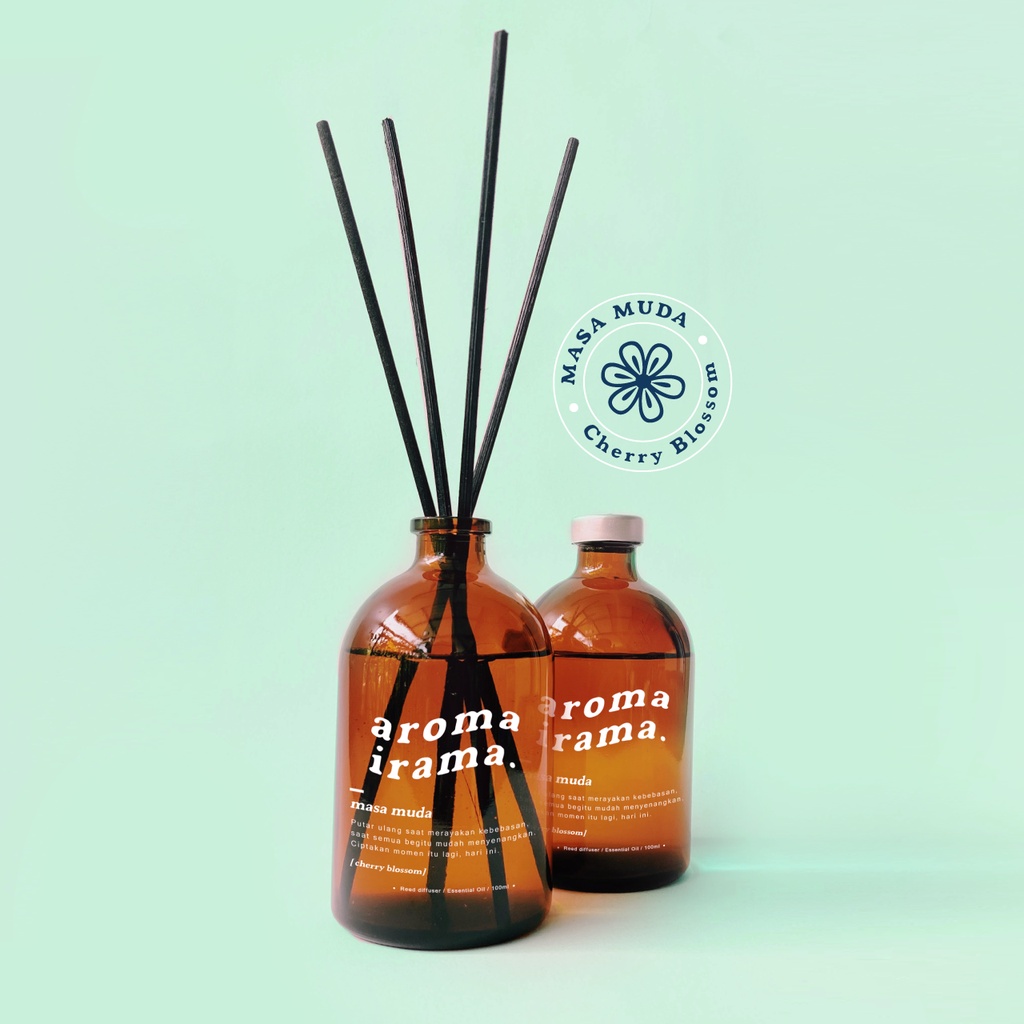 Aroma Irama // Masa Muda // Reed Diffuser // 100ml // 120ml-100 ml