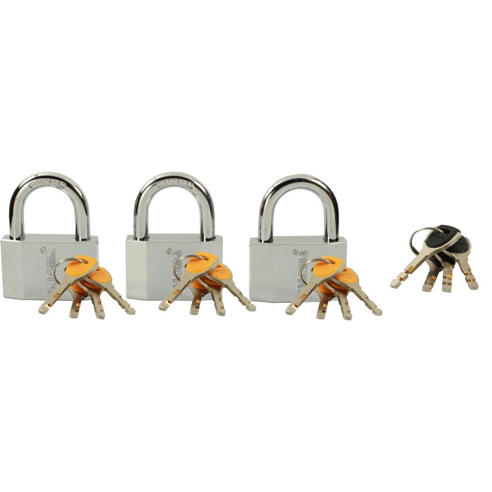 PADLOCK PALOMA P-500 50MM-3SHORT CH - PLP 532 PAKET GEMBOK MASTER KEY