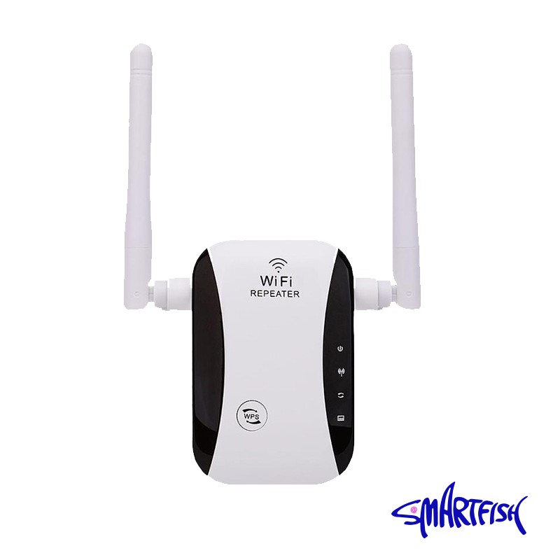 Smartfish Wifi Repeater 300mbps Wireless Wifi Signal Range Extender Shopee Indonesia