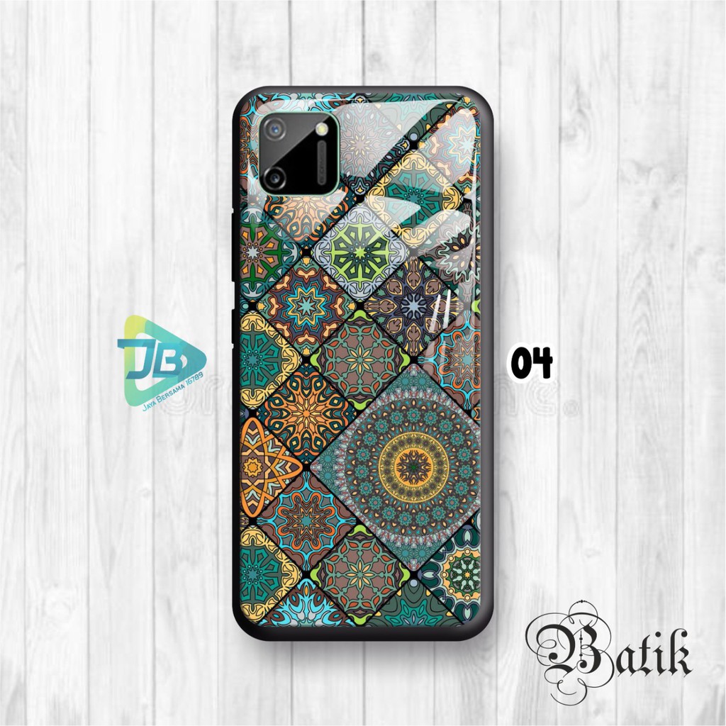 SOFTCASE BACK CASE GLASS KACA BATIK REALME C1 C3 C11 C12 C15 C17 NARZO 10A 20 PRO JB2504