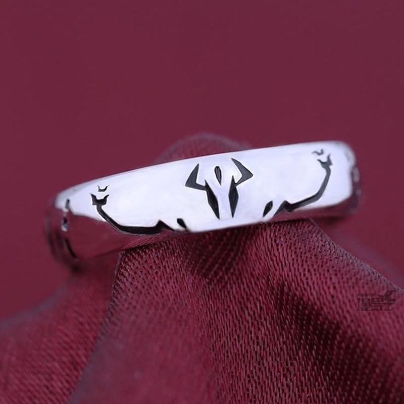 Cincin Model Terbuka Adjustable Desain Anime Jujutsu Kaisen Ryomen Sukuna Itadori Yuji Untuk Unisex