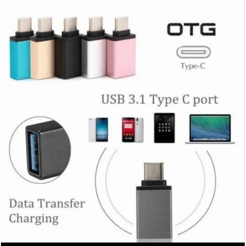 Otg besi type C sambungan USB konektor type C