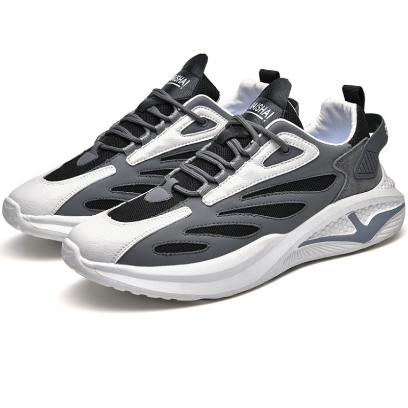 JAKARTAWHOLESALE [COD] 110520 Sneakers Sepatu Cowok Bertali Sepatu Model Sporty Men Fashion