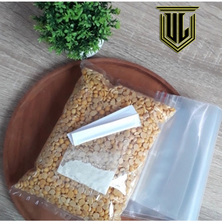 Kedelai Kupas 500gr Paker Homemade Tempe + Ragi dan Cara Buat Tempe