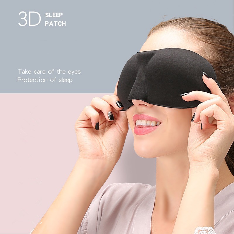 Penutup Mata Tidur Lelap Anti Insomia / Masker Tidur / Eye Mask Kode