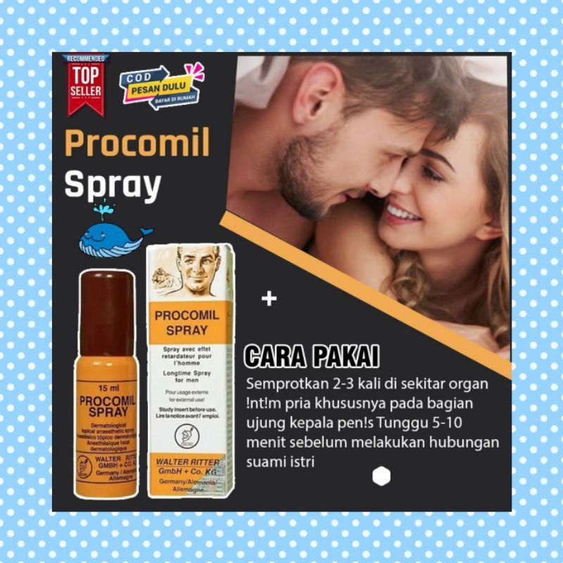 Original Procomil/Procomill Spray Pria Asli