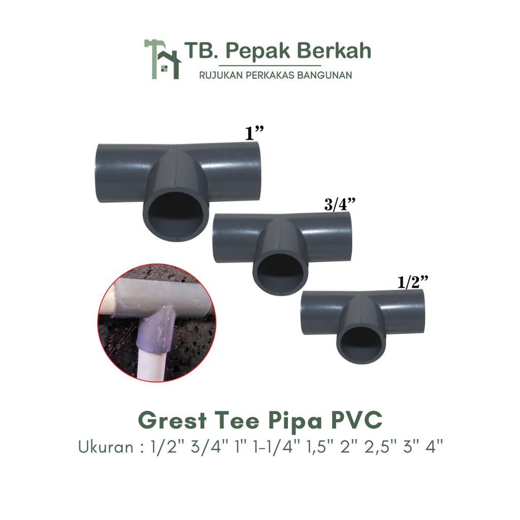 Tee Pipa Sambungan Tee Pipa Fitting Pipa PVC