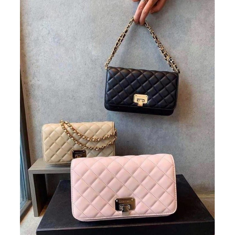 10.10 SALE | CK Quilted Flip-lock Clutch