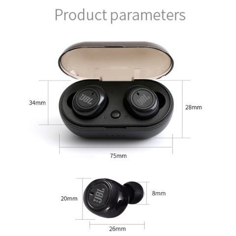 Headset Bluetooth JBL TWS 5 Wireless Earphone Bluetooth Earbuds Super BASS JBL TWS 5