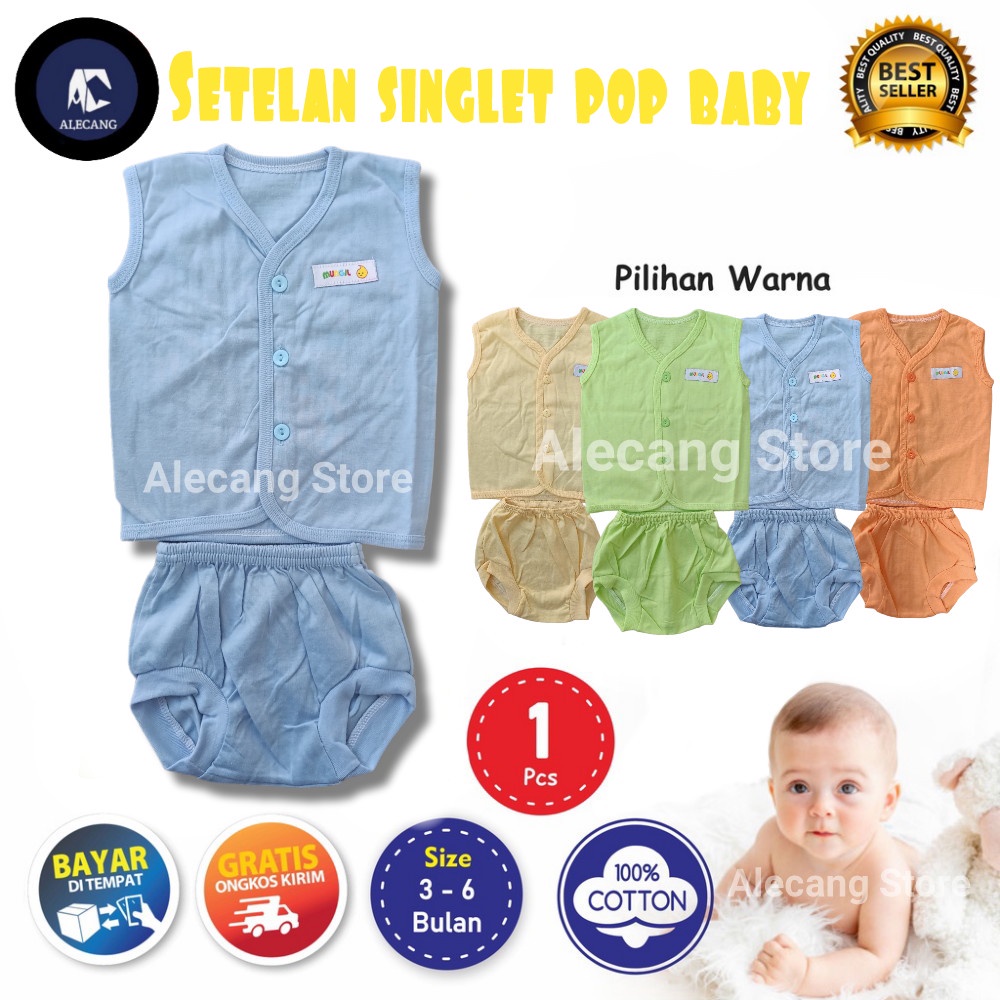 SNI UNISEX Setelan Kutung Bayi Halus Baju Baby Baru Lahir Perlengkapan Bayi Newborn Pakaian Mungil