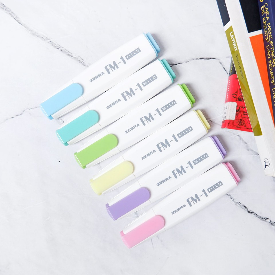 

Zebra FM1 Mild Highlighter - Spidol Warna