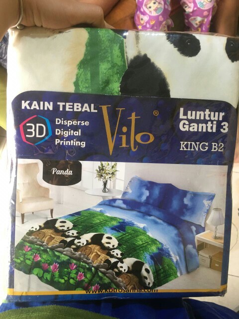 Vito  - Sprei 3d King Barcode / Vermillion / Hello Kitty