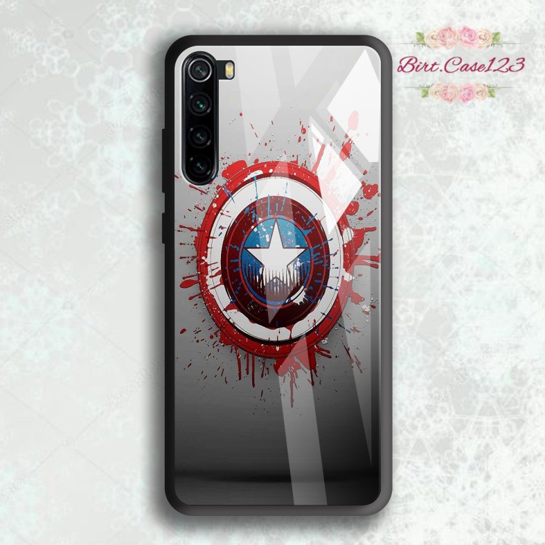 back case glass Captain America Samsung J2prime G530prime A01 CORE A20 A30 A20s A50 A50s A21s BB1674