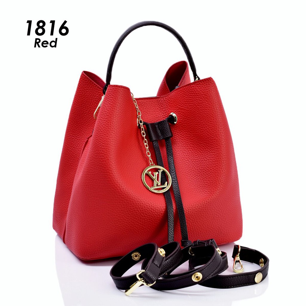 Ly #1816 Louis Vuitton Bucket Bag Neonoe Indigo Serial