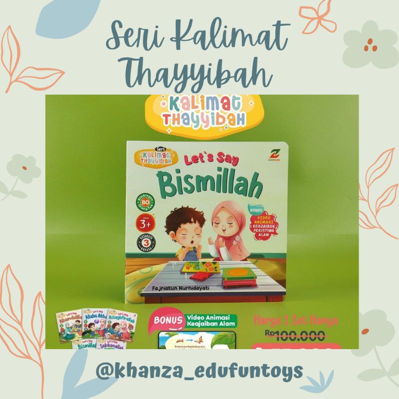 Buku Cerita Anak•Seri Kalimat Thayyibah