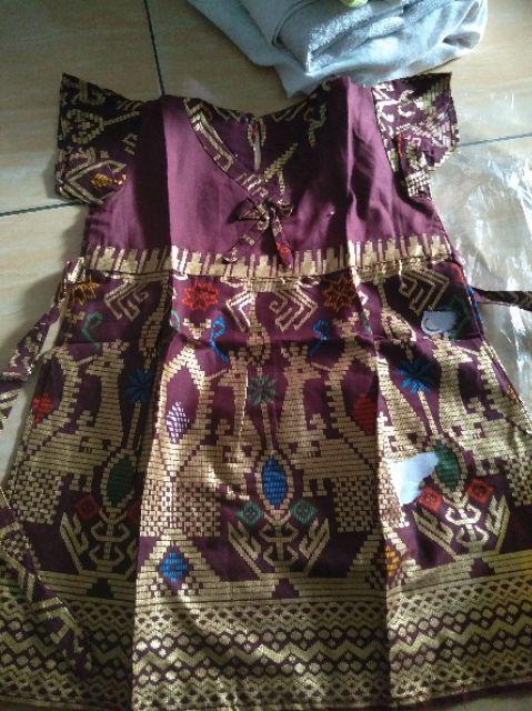 Gamis Syari Atasan Couple Sarimbit Batik Ramadhani Gayatri Prada