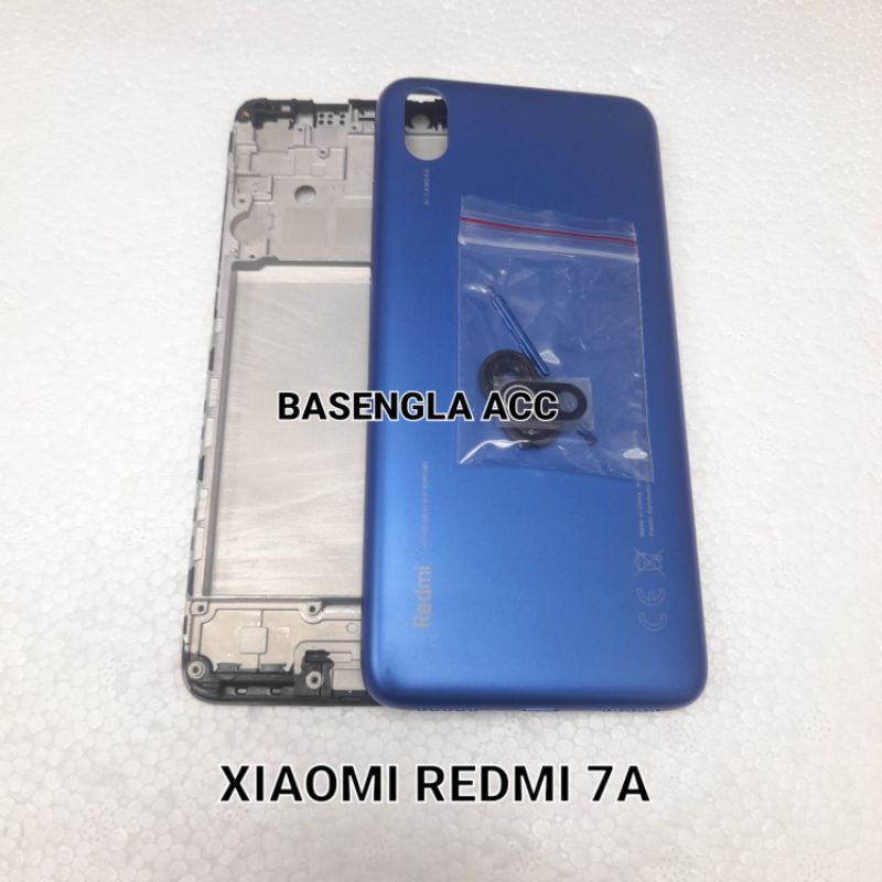 Frame+Backdoor Kesing Casing Housing Fullset Xiaomi Redmi 7A Original