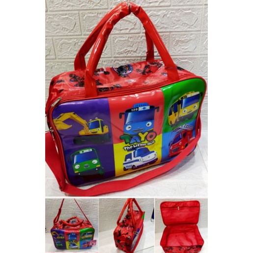 travel bag karakter motip gambar tas pakian / koper