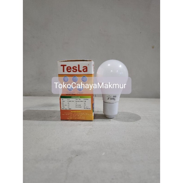 Lampu LED Bohlam Classic 9w 9watt Tesla Cahaya Putih Hemat Energy