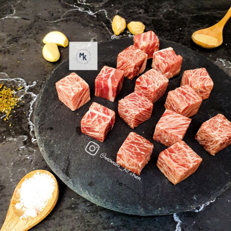 

SAIKORO WAGYU CUBE Murah Bandung (500gr|1kg)