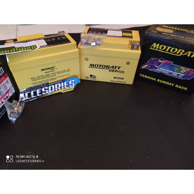 AKI ACU ACCU GEL MOTOR MOTOBAT MOTTOBAT MOTOBATT MTZ5S BEAT SCOOPY VARIO KARISMA JUPITER Z