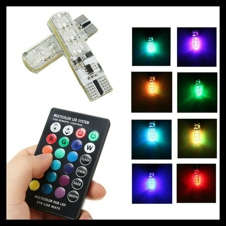 DISKON LAMPU LED SENJA REMOTE T10 / LED SENJA REMOTE T10 RGB !!!!