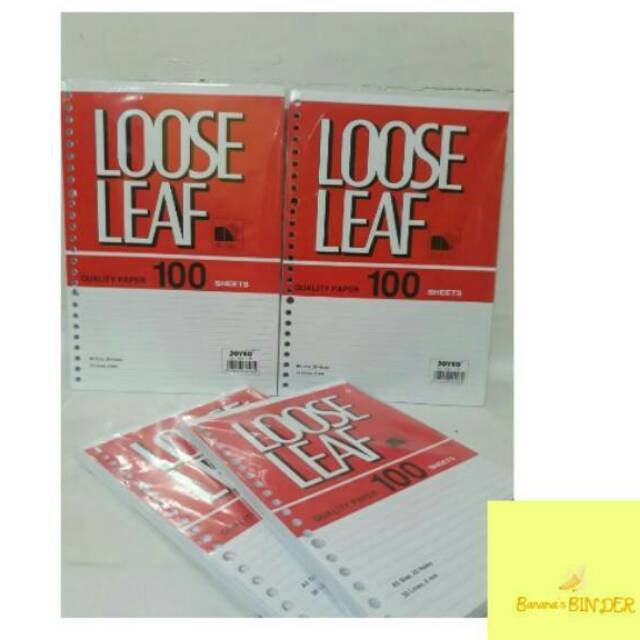 

Kertas 50lbr Garis LOOSE LEAF 20 RING