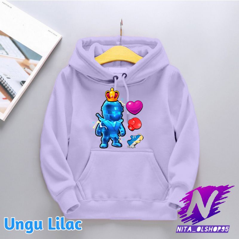 HOODIE ANAK STUMBLE GUYS NINJA ELEKTRO SWEATER ANAK