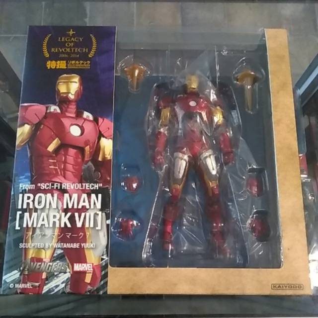 Legacy of Revoltech LR-041 Iron Man Mark VII NEW ORI MIB Ironman 7 Marvel