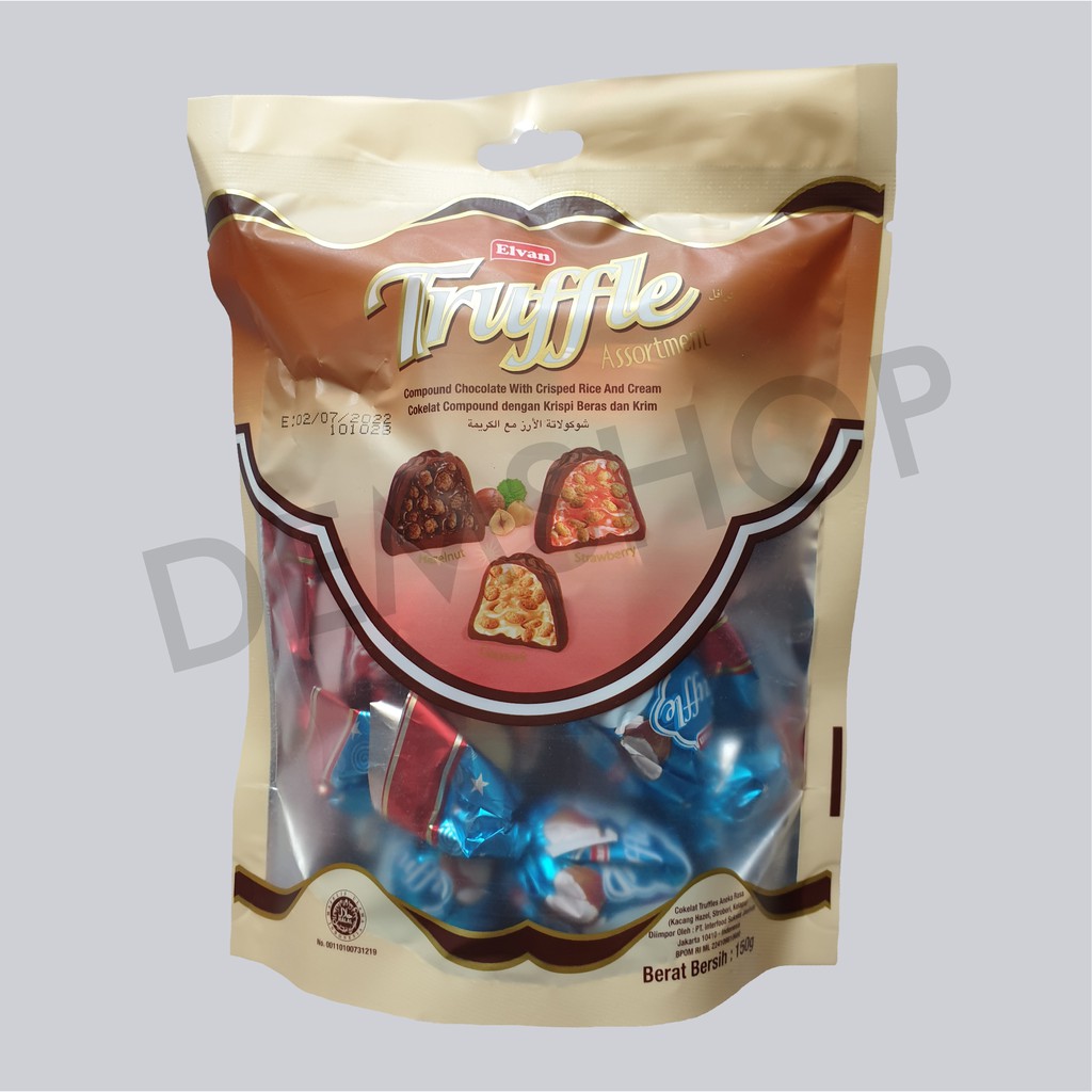 

ELVAN TRUFFLE CHOCOLATE 150 gr - Assortment (mix) cokelat coklat turki