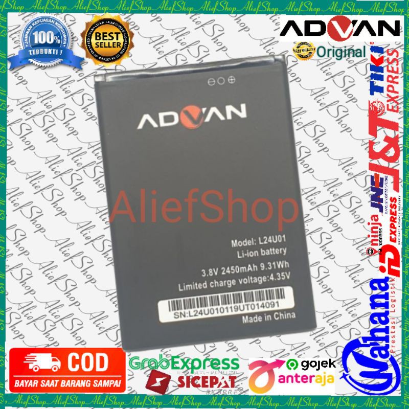 Batrai Advan S6 Plus LT24T01 Batre S6+ Baterai Original