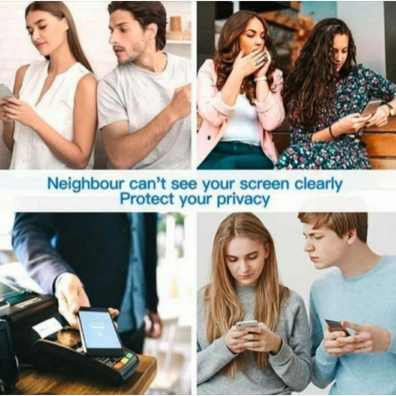 Samsung A12 M12 tempered glass privacy matte anti spy