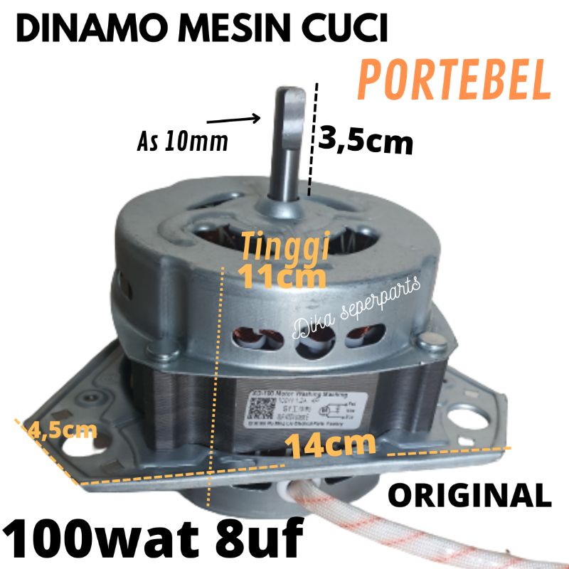 Dinamo mesin cuci portebel