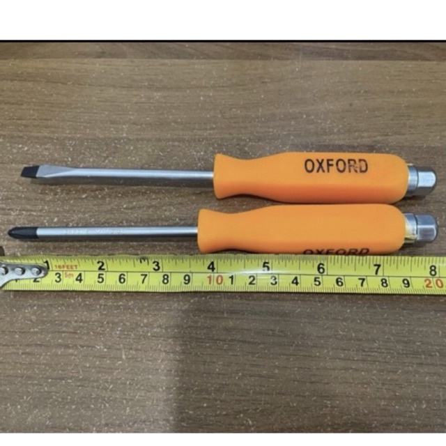 4(+) (-) OXFORD orange Obeng ketok 4 + - obeng tembus 20cm obeng magnet magnit obeng gedor tokok 4" + ( bunga ) - ( rata ) obeng pukul screwdriver