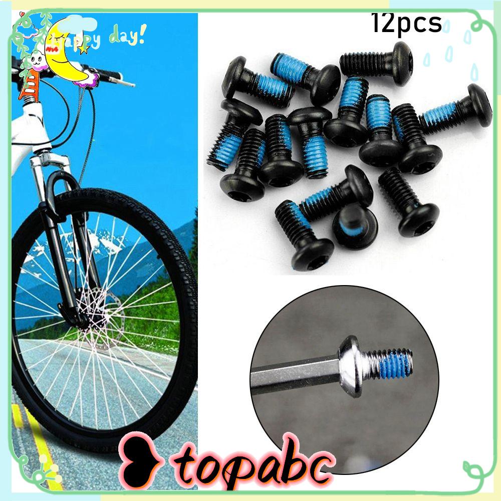 12Pcs Cakram Rem M5 * 0.8p T25 Bahan Stainless Steel untuk MTB