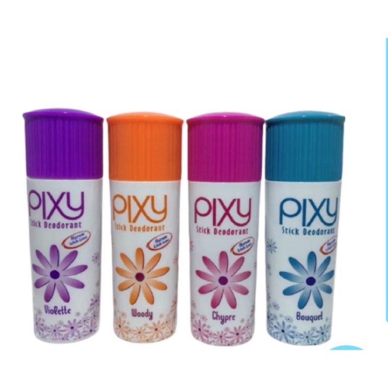 PIXY DEODORANT STICK orange/pink/biru