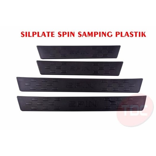 Sill Plate Samping Hitam Spin | Gratis Pemasangan