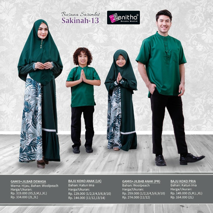 Set-Family-Muslim-Busana- Sarimbit An Titi By Zenitha -Busana-Muslim-Family-Set.
