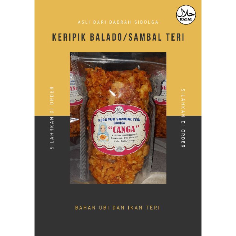 

Keripik Sambal/Balado Teri Sibolga