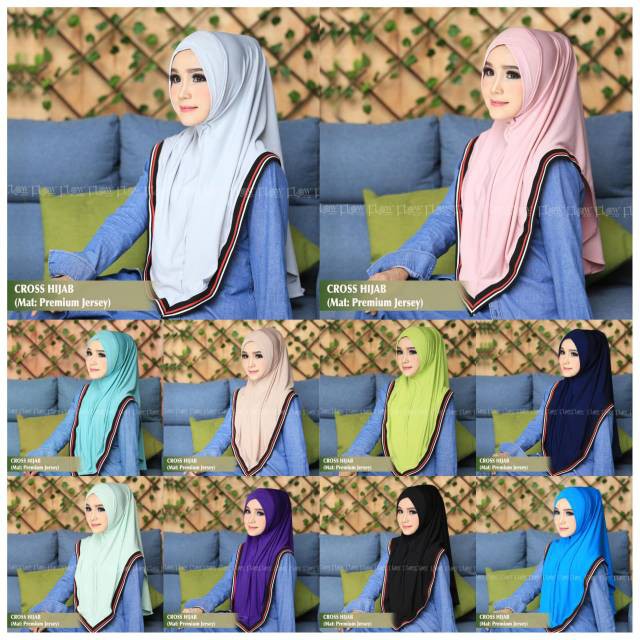 HIJAB INSTAN JODHA / JILBAB INSTAN ORI DK