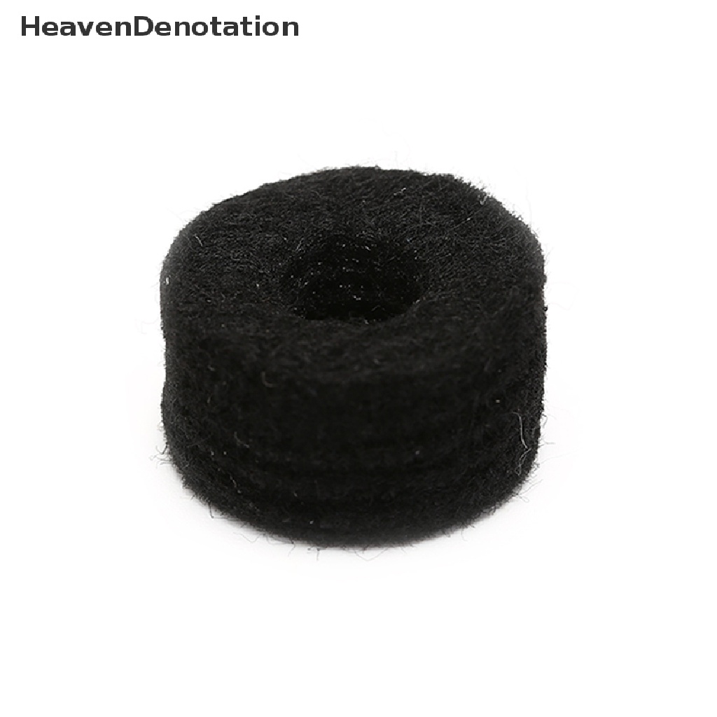 [HeavenDenotation] 10PCS Drum Kit Cymbal Felt Pads Percussion Accessories Kit Pad Protection Effect