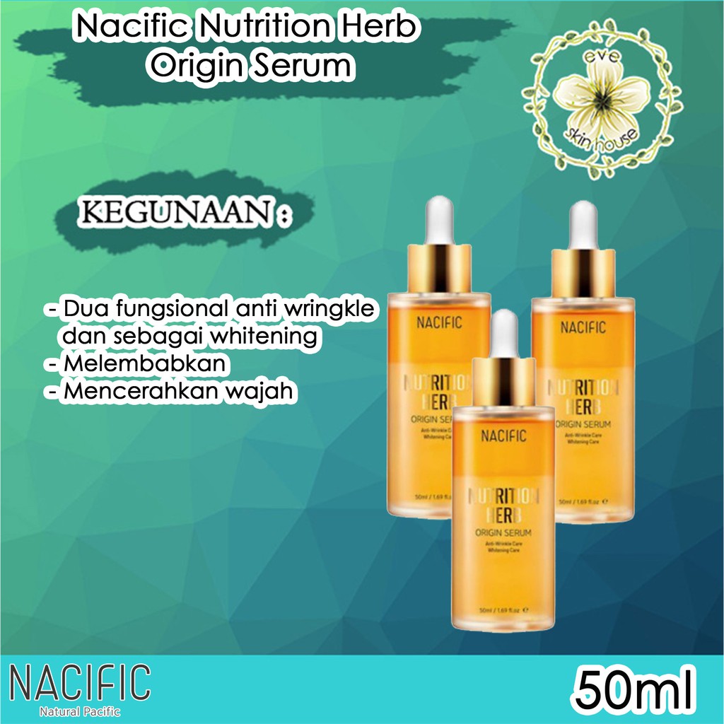 Nacific Natural Pacific Nutrition herb origin serum 50ml