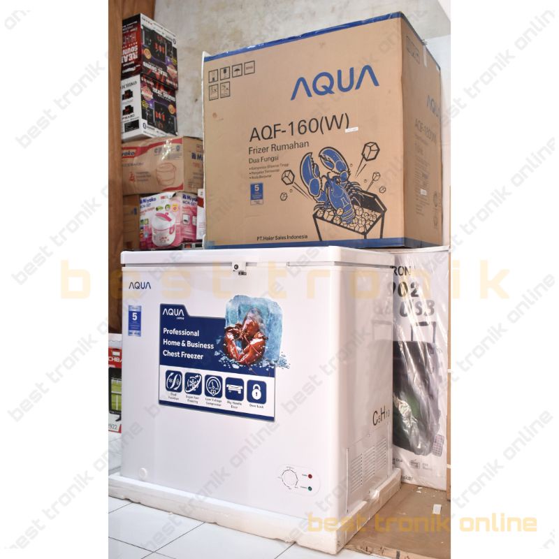 Freezer Box Aqua Aqf 160 (W) cheest freezer