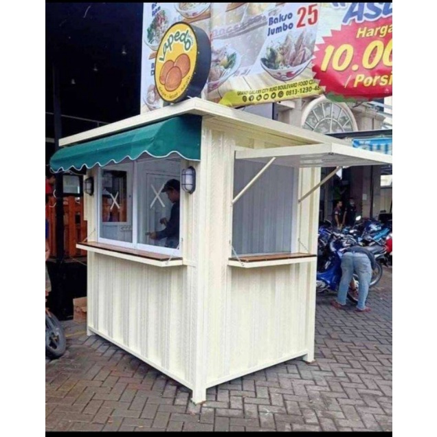 Booth Container 2x2x2 besi hollow