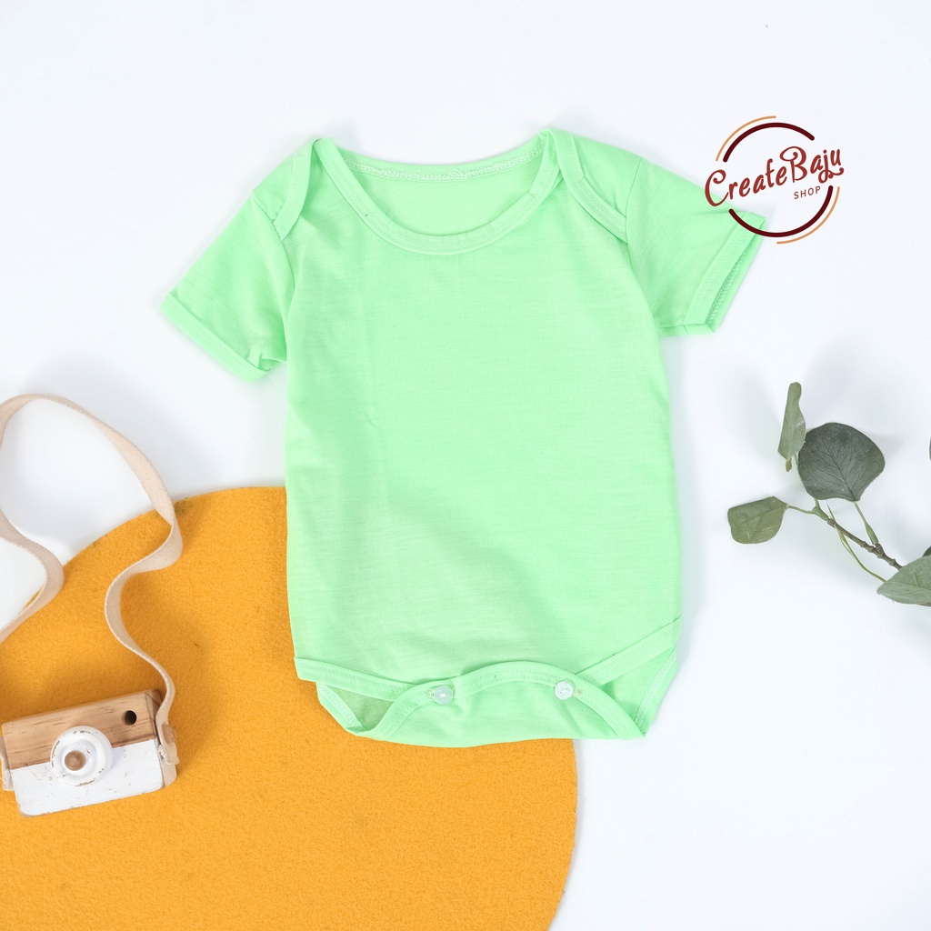 BAJU BAYI JUMPER BAYI 3-12 BULAN JUMPSUIT BAYI WARNA POLOS FASHION TERMURAH