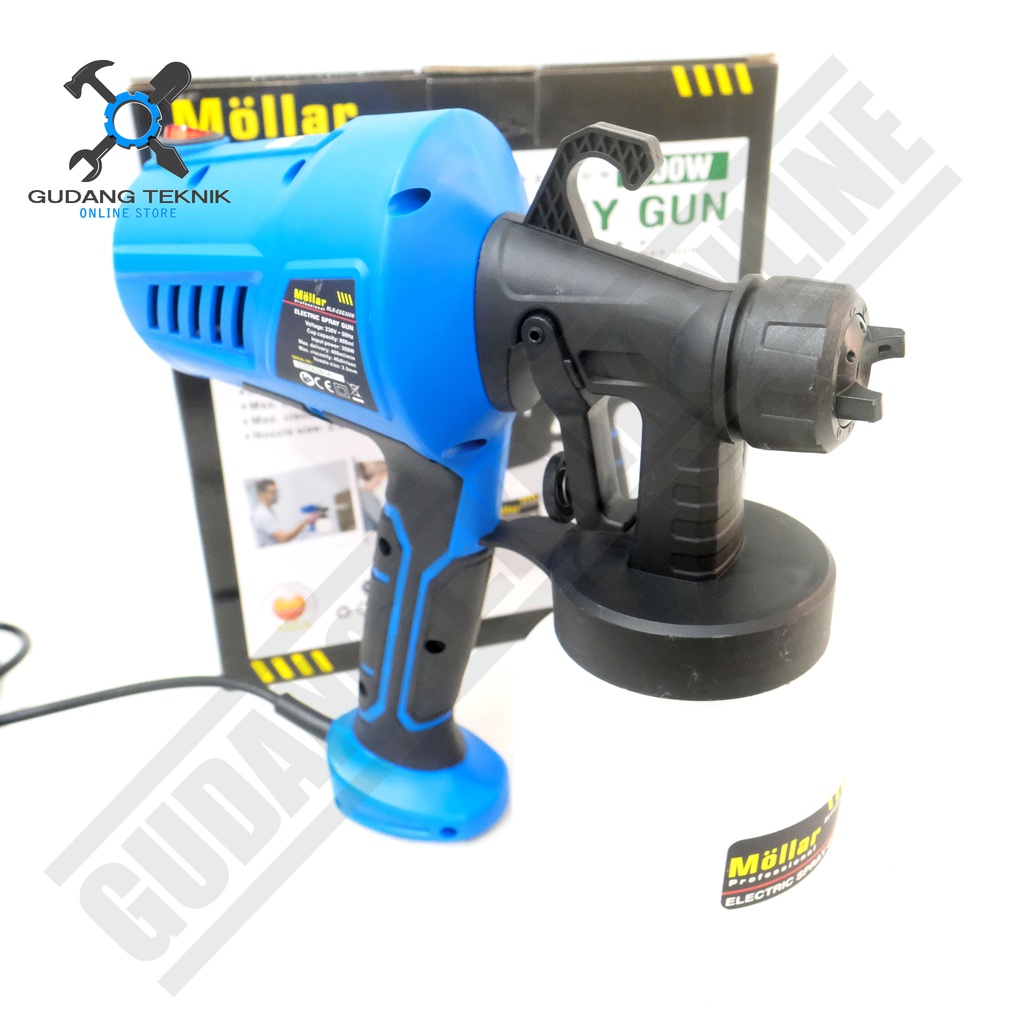 Spray Gun Elektrik Mollar MLR-ESG 300N / Alat Semprot Semprotan Cat Listrik MLR ESG300 Mollar ESG 300