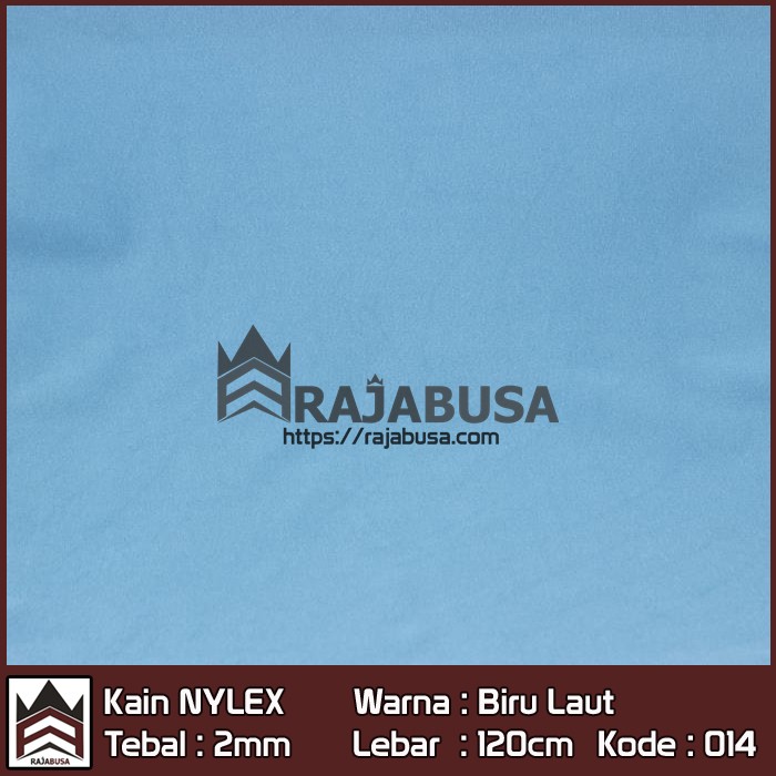 Kain Nylex Biru Laut - Kain Bulu Pendek | Toko Kain Boneka Terlengkap