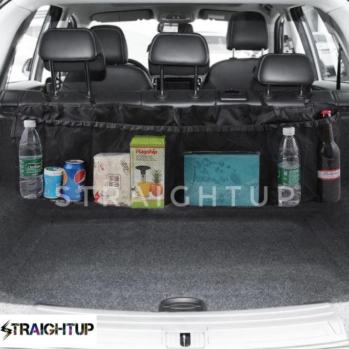 Kantong Jaring Bagasi Mobil Jaring Penyimpanan Belakang Jok Mobil